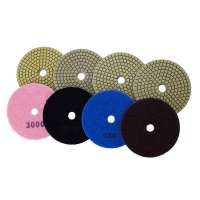 3"/4'' 50-3000 Grit Round Shape Wet/dry Diamond Polishing Pads Grinding Discs