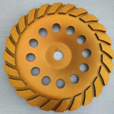 concrete 4 " inch Turbo Cup shaped diamond grinding wheel diamond cutting wheels