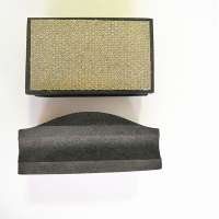 plated diamond hand foam pads for stone polishing