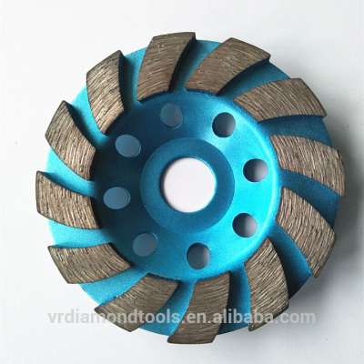 12 segments abrasive cup grinding wheel for stone