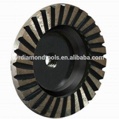 Metal Bond Turbo Concrete and Stone Diamond Cup Grinding Wheels for Granite and Marble